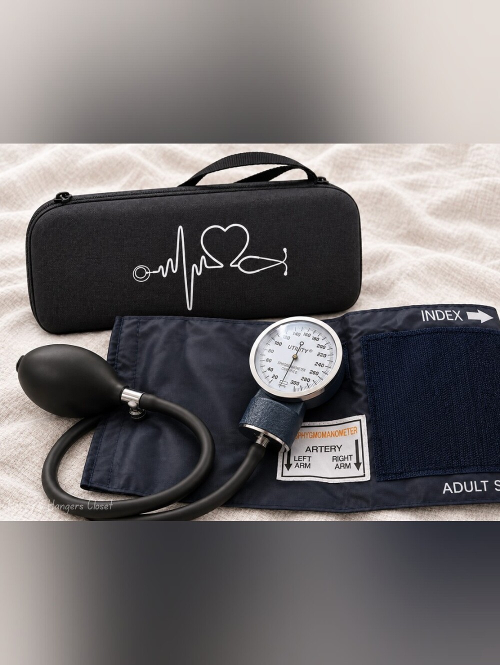 Utility Adult Manual Blood Pressure Cuff Sphygmomanometer Nursing Kit
